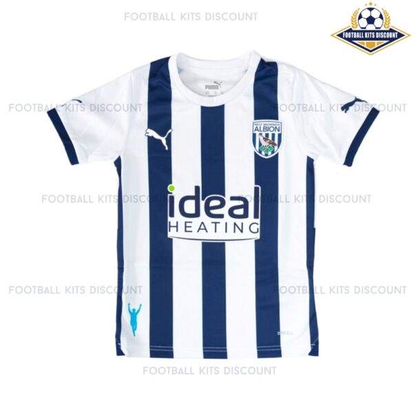 West Bromwich Home Kid Football Kit Discount 2023/24 - Image 3