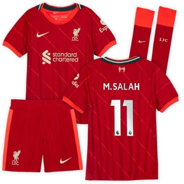 Liverpool Salah 11 Home Football Kits Discount Printed 2022/23 - Image 6