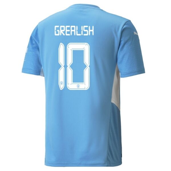 Manchester City Home Football Kits Discount Grealish 10 Printed 2022/23 - Image 4