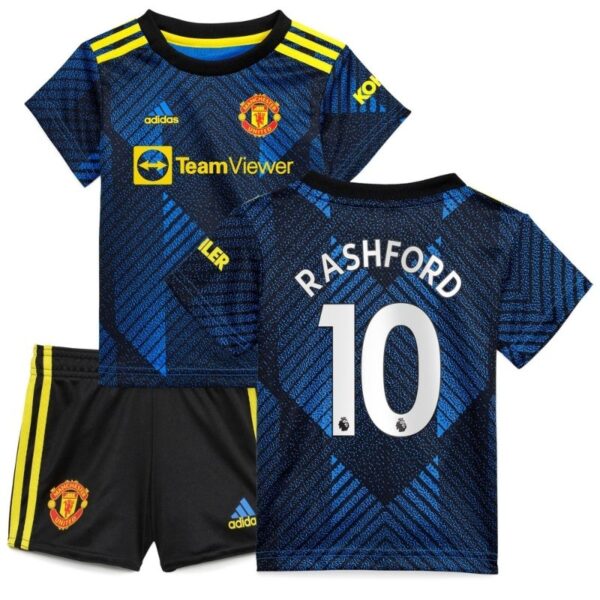 Manchester United Rashford 10 Third Football  Discount Printed 2022/23 - Image 3