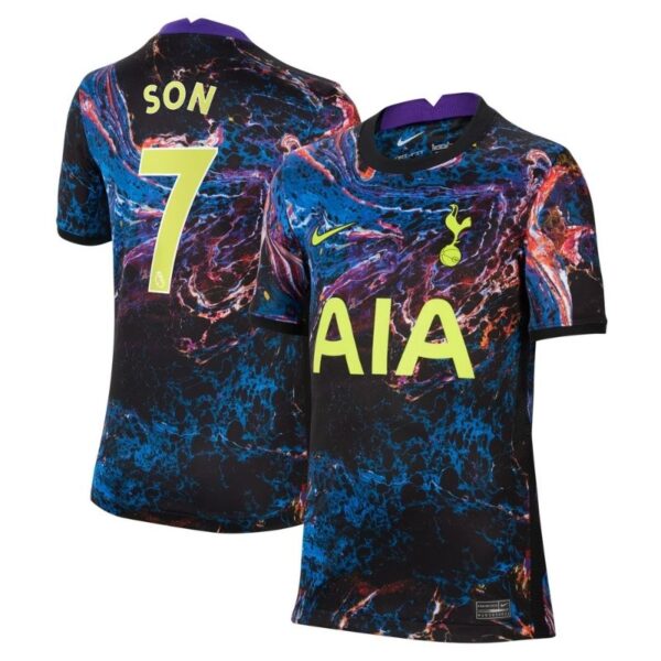 Tottenham Hotspur Son 7 Away Football Kits Discount Printed 2022/23 - Image 2