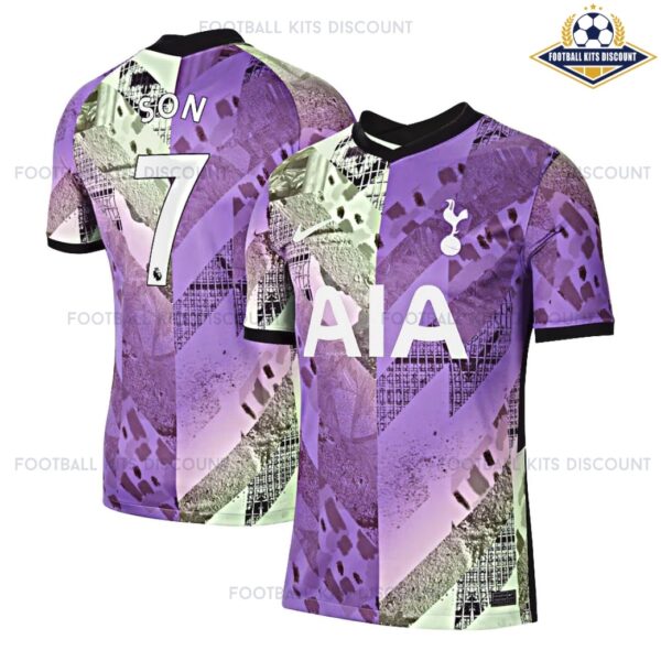 Tottenham Hotspur Son 7 Third Football Kits Discount Printed 2022/23