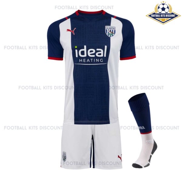 West Bromwich Home Football Kit Discount Kit 2022/23