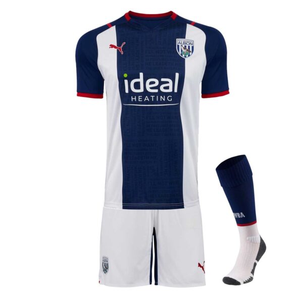 West Bromwich Home Football Kit Discount Kit 2022/23 - Image 2