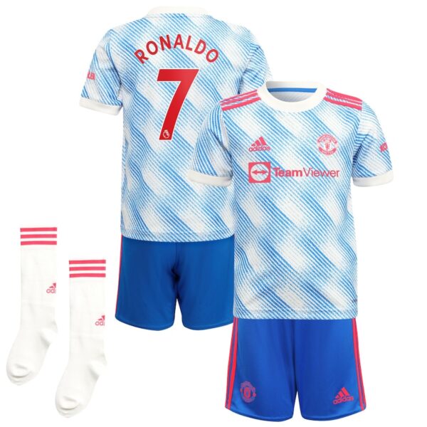 Manchester United Away Football Kits Discount Ronaldo 7 Printed 2022/23 - Image 6