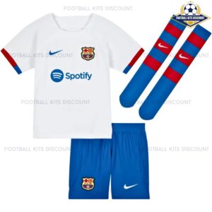 Barcelona Away Kids Football Kits Discount