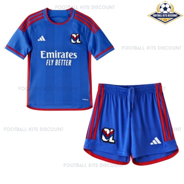 Lyonnais Away Kids Football Kits