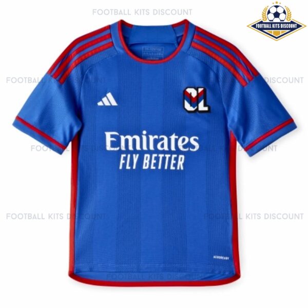 Olympique Lyonnais Away Kid Kits Discount