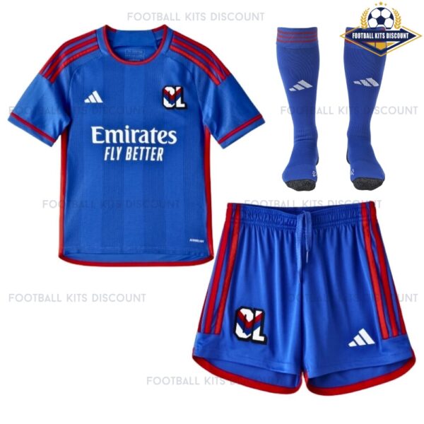 Lyonnais Away Kids Football Kits
