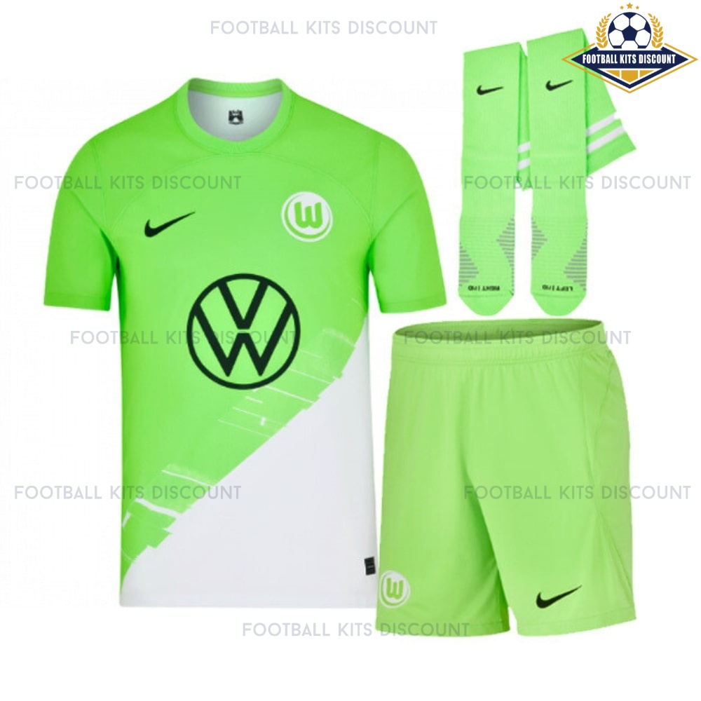 VFL Wolfsburg Home Kids Football Kits