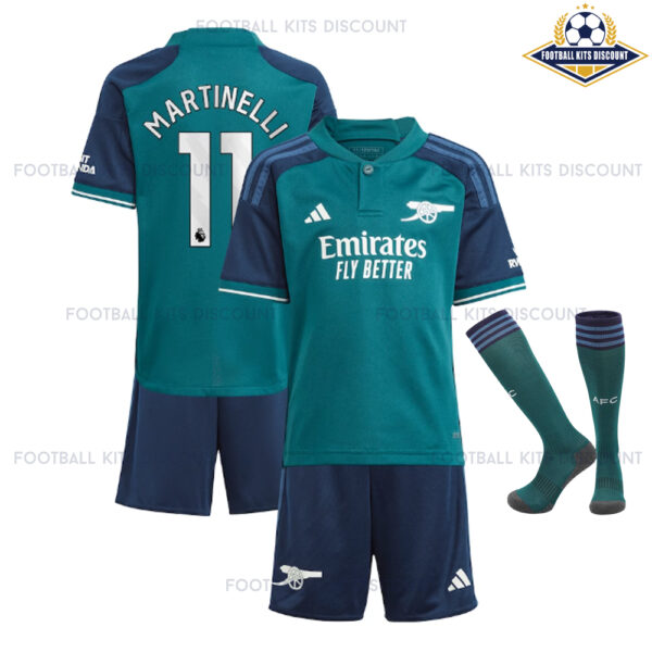 Arsenal Third Kid Kits Discount MARTINELLI 11