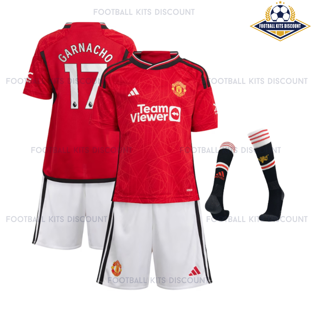 Manchester United Home Kits GARNACHO 17