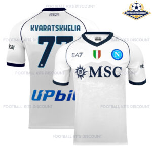 SSC Napoli Away Men Shirts Discount KVARATSKHELIA 77