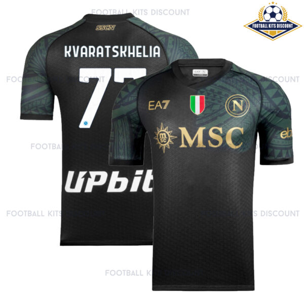 SSC Napoli Third Men Shirts Discount KVARATSKHELIA 77