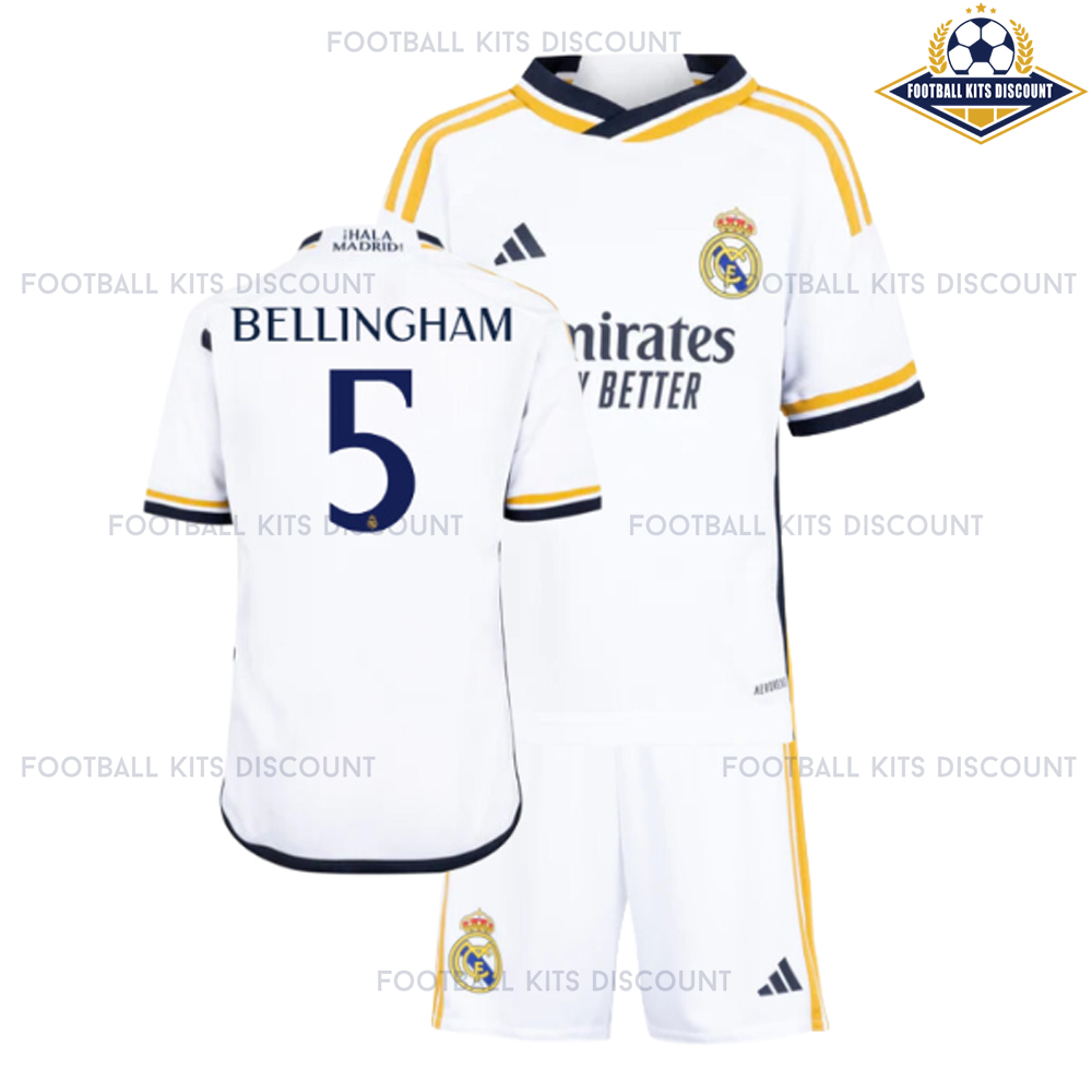 Real Madrid Home Kid Kits Discount BELLINGHAM 5