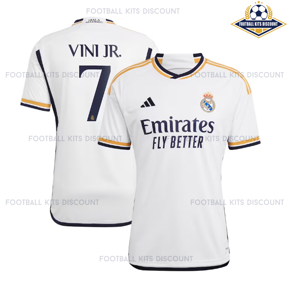 Real Madrid Home Shirts Discount VINI JR 7.